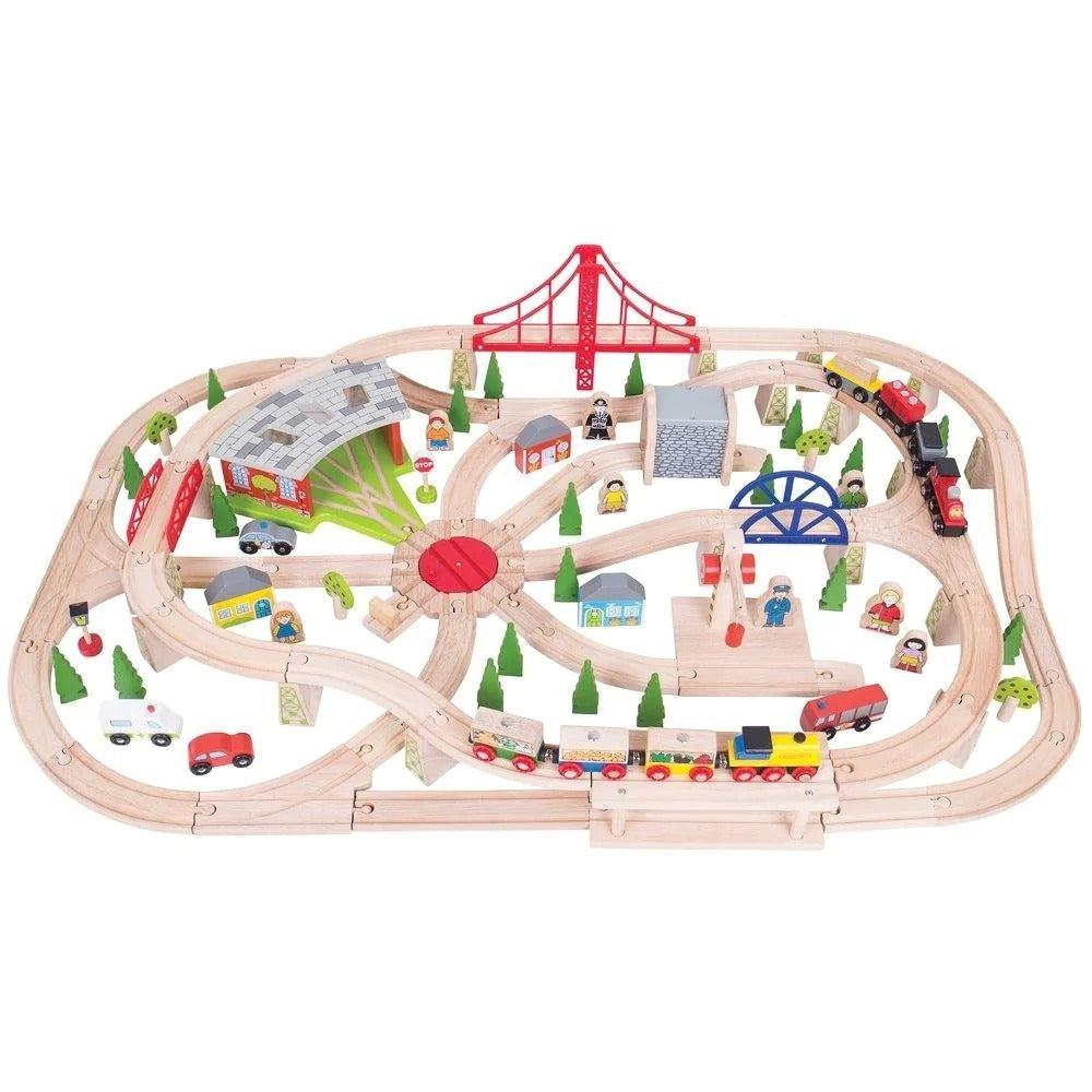 Wooden Train Sets,Train Sets - Wooden Railway,Bigjigs Wooden Trainsets,Wooden train sets