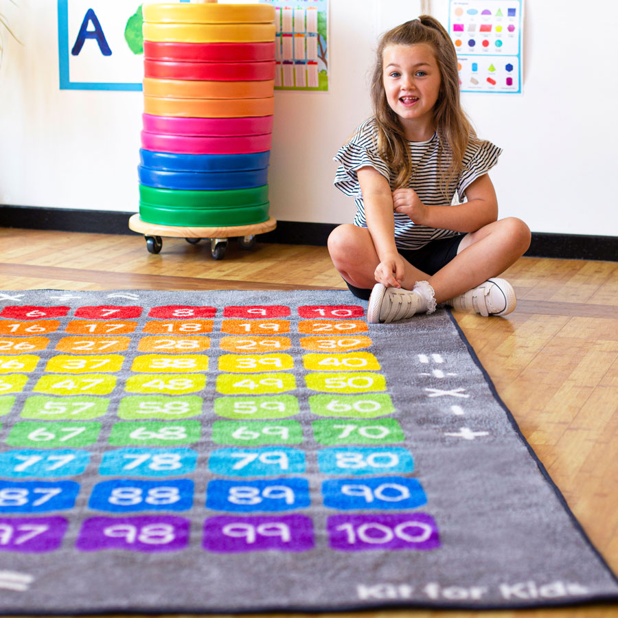 100 Square Counting Grid Carpet, 100 Square Counting Grid Carpet,Number Squares Carpet,math carpets,school carpets,school carpets and rugs,learning rugs,learning carpets, 100 Square Counting Grid Carpet,The 100 Square Counting Grid Carpet encourages numeracy skills with these thick and soft Counting and Multiplication carpets.The 100 Square Counting Grid Carpet is perfect for teaching Mathematics and can also be used to support Communication & Language, as one of the other key areas of learning and developm