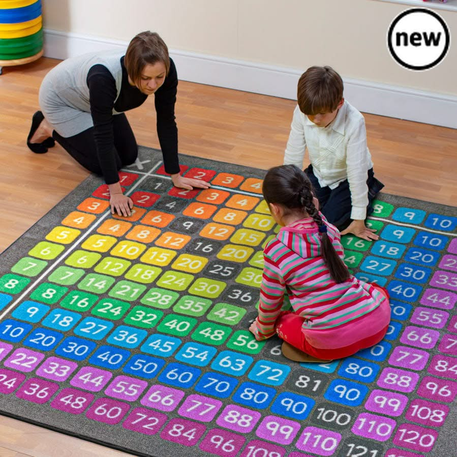 100 Square Multiplication Grid Carpet, 100 Square Multiplication Grid Carpet, Learning carpets, Education carpets, School mats, Learning mats, Learning rugs,math carpets,school carpets,school carpets and rugs,learning rugs,learning carpets, 100 Square Multiplication Grid Carpet,The 100 Square Multiplication Grid Carpet encourages numeracy skills with these thick and soft Counting and Multiplication carpets. The 100 Square Multiplication Grid Carpet is perfect for teaching Mathematics and can also be used to