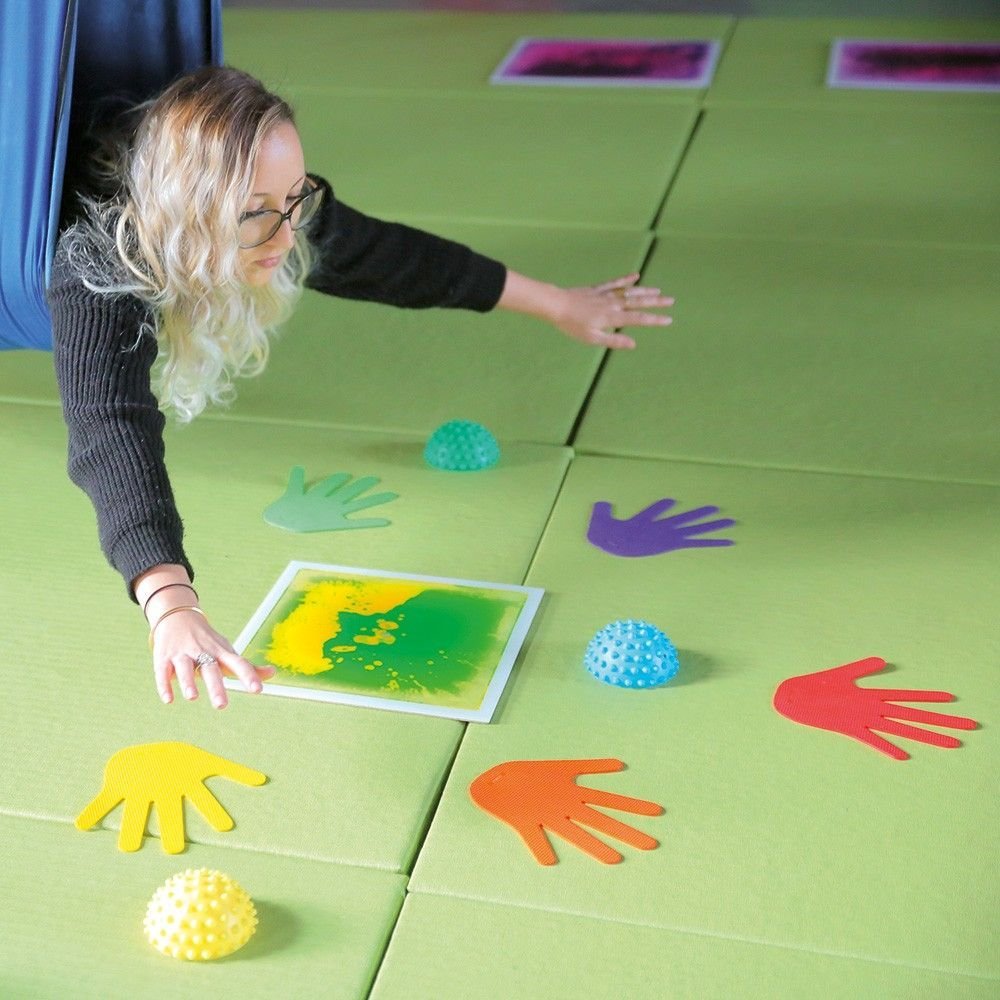 12 Pack Hand Markers, Hand Floor Markers Pack of 12,special needs games,special needs exercise,sensory foot markers toys,special needs physical therapy toys, 12 Pack Hand Markers,These Hand shaped Floor Hand Markers come in a set of 12 in assorted colours. Hand Markers are ideal for setting up activity courses in the gymnasium or classroom environment. Durable construction with non slip surface finish. The Hand Markers are a vibrant and engaging set of assorted colours,use with other designs of,12 Pack Hand