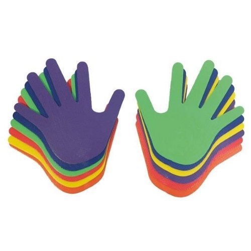 12 Pack Hand Markers, Hand Floor Markers Pack of 12,special needs games,special needs exercise,sensory foot markers toys,special needs physical therapy toys, 12 Pack Hand Markers,These Hand shaped Floor Hand Markers come in a set of 12 in assorted colours. Hand Markers are ideal for setting up activity courses in the gymnasium or classroom environment. Durable construction with non slip surface finish. The Hand Markers are a vibrant and engaging set of assorted colours,use with other designs of,12 PackThese