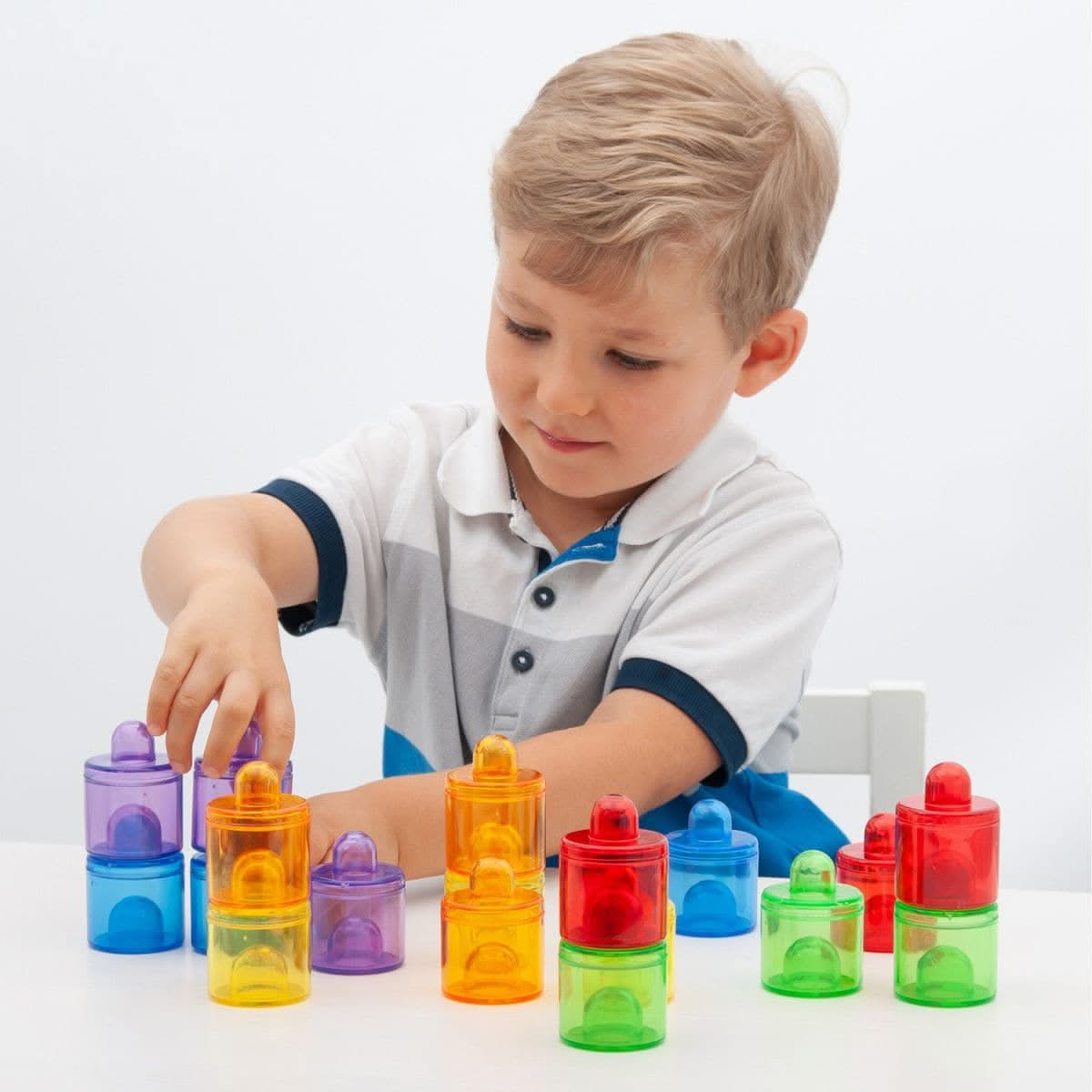 18 Piece Translucent Colour Pot Set, 18 Piece Translucent Colour Pot Set,Translucent POT Set.Light panel resources,sensory light panel resources,light box resources,Sensory light box resources, 18 Piece Translucent Colour Pot Set,The TickiT® Translucent Colour Pot Set is a versatile, engaging tool for children to explore colour, develop fine motor skills, and build their problem-solving abilities through play. This set contains 18 small, stackable pots with lids, in six translucent colours: red, orange, yel