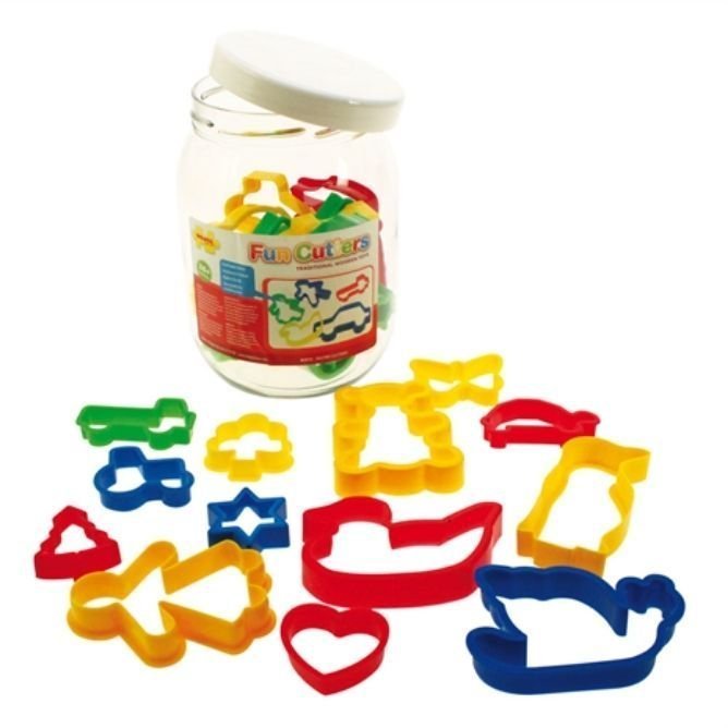 24 Piece Pack Pastry Cutters, 24 Piece Pack Pastry Cutters,Childrens Pastry cutters,kids pastry cutters,car pastry cutters,animal pastry cutters,plastic pastry cutters, 24 Piece Pack Pastry Cutters,24 Piece Pastry Cutters Pack – Fun Shapes for Creative Baking! This large jar of brightly coloured Pastry Cutters is sure to delight young bakers with a wide variety of fun designs. Featuring 24 unique shapes, including animals, plants, vehicles, people, and buildings, in various sizes and colours, every baking24