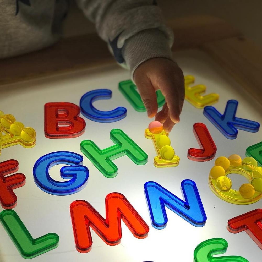 26 Pack Transparent Letters, Transparent Letters 26 pieces,light panel resources,light exploration primary school,primary school resources,light and sound resources for schools, 26 Pack Transparent Letters,A set of 26 colourful, transparent letters for sensory light boxes. Each of the Transparent Letters measures approximately 5cm high. The Transparent Letters - Pk26 are excellent for promoting letter recognition in young children. Through playing with these Transparent Letters - Pk26 on the light box, chil