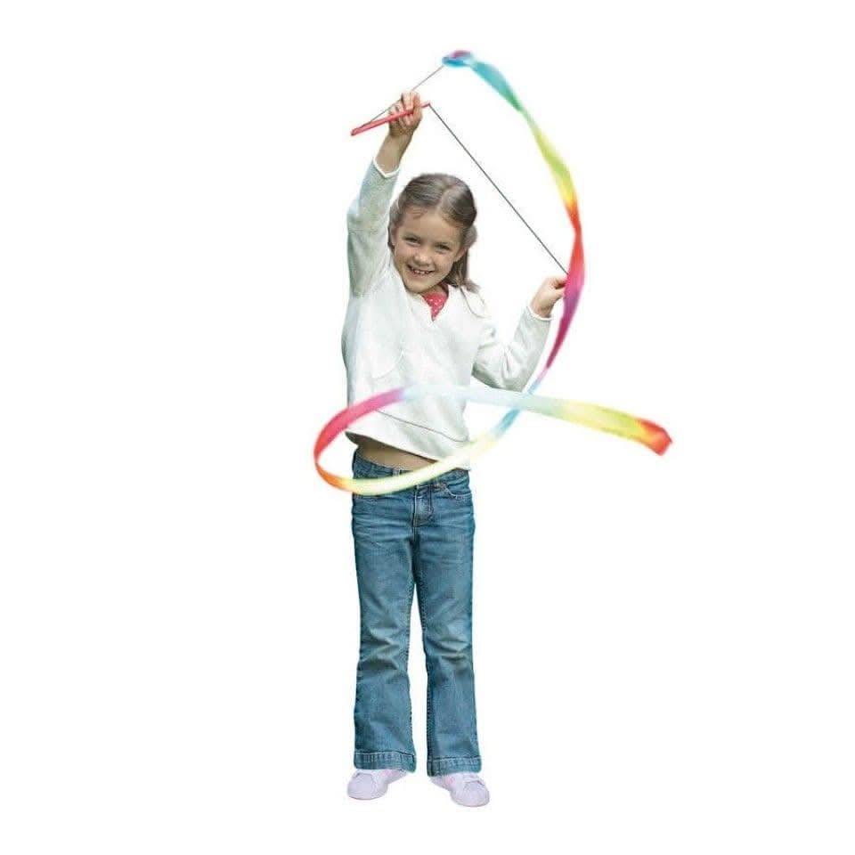 2m Ribbon Rainbow Streamer, Rainbow Streamer,rainbow stunt streamer,sensory toy warehouse discount code,sensory toy warehouse sensory toys,specialneedstoys.co.uk,specialneeds toys,sensorytoywarehouse voucher codes,promo codes,discount coupon, 2m Ribbon Rainbow Streamer,The Ribbon Rainbow Streamer is a vibrant and dynamic accessory that brings a world of colourful motion to dance, play, and creative activities. Designed with adjustable controls and a rainbow of ribbons, it offers endless possibilities for mo