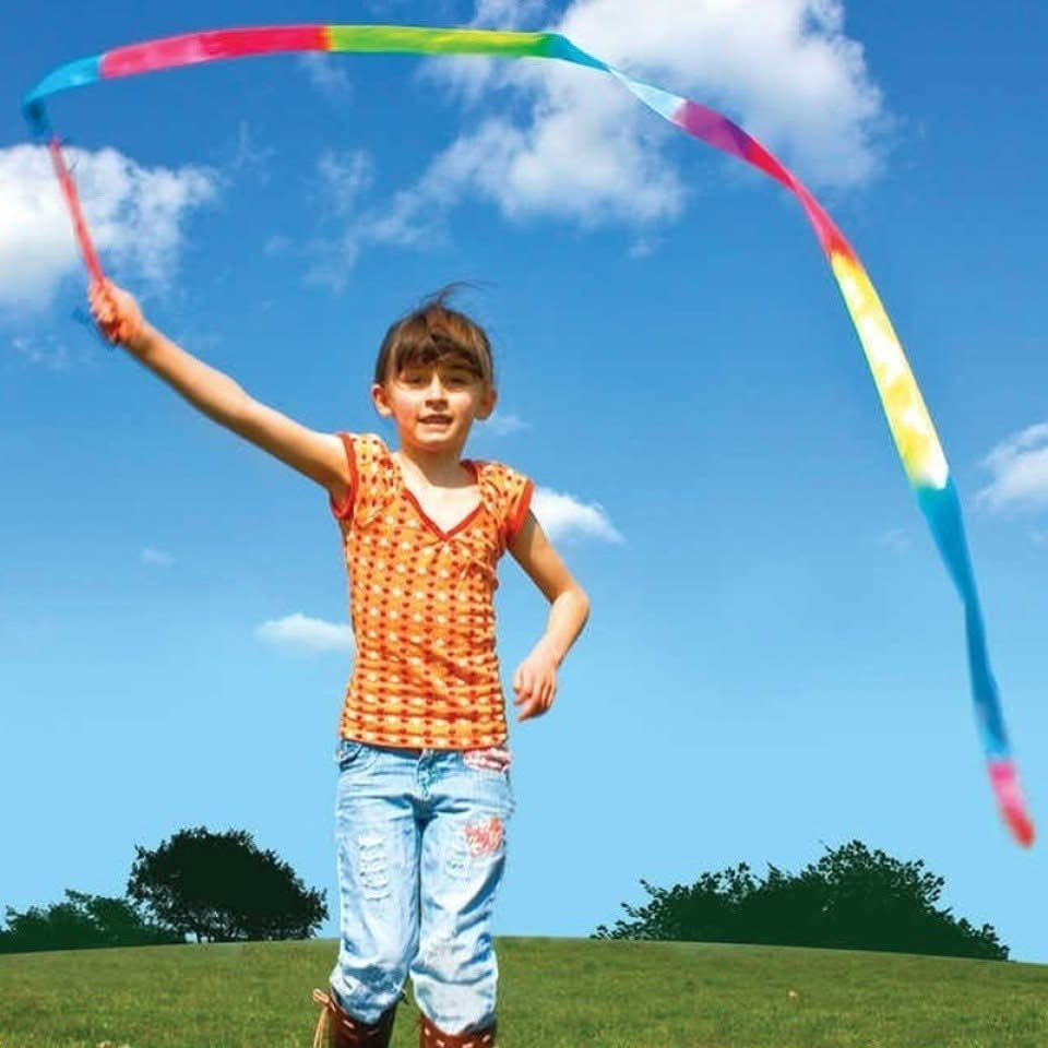 2m Ribbon Rainbow Streamer, Rainbow Streamer,rainbow stunt streamer,sensory toy warehouse discount code,sensory toy warehouse sensory toys,specialneedstoys.co.uk,specialneeds toys,sensorytoywarehouse voucher codes,promo codes,discount coupon, 2m Ribbon Rainbow Streamer,The Ribbon Rainbow Streamer is a vibrant and dynamic accessory that brings a world of colourful motion to dance, play, and creative activities. Designed with adjustable controls and a rainbow of ribbons, it offers endless possibilities for mo