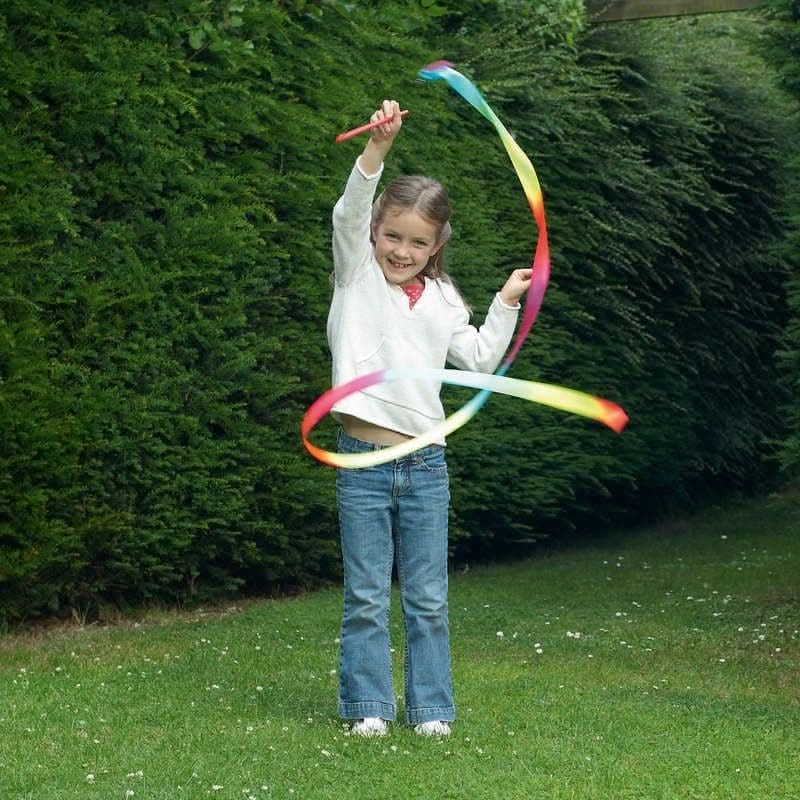 2m Ribbon Rainbow Streamer, Rainbow Streamer,rainbow stunt streamer,sensory toy warehouse discount code,sensory toy warehouse sensory toys,specialneedstoys.co.uk,specialneeds toys,sensorytoywarehouse voucher codes,promo codes,discount coupon, 2m Ribbon Rainbow Streamer,The Ribbon Rainbow Streamer is a vibrant and dynamic accessory that brings a world of colourful motion to dance, play, and creative activities. Designed with adjustable controls and a rainbow of ribbons, it offers endless possibilities for mo