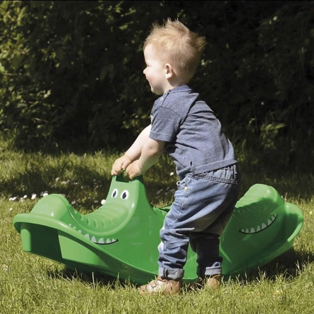 3 Persons Rocker and Seesaw - Crocodile, 3 Persons Rocker and Seesaw Crocodile,dantoy Rocker and Seesaw,dantoy Crocodile Rocker and Seesaw, 3 Persons Rocker and Seesaw - Crocodile,The 3 Persons Rocker and Seesaw helps children develop their balance skills with these brightly coloured animal seesaws. Kids will have a rocking time on this 3 Persons Rocker and Seesaw. Watch as they hold tight and and rock to and fro. This cheerful 3 Persons Rocker and Seesaw promises to keep your kidsThe 3 Persons Rocker and S