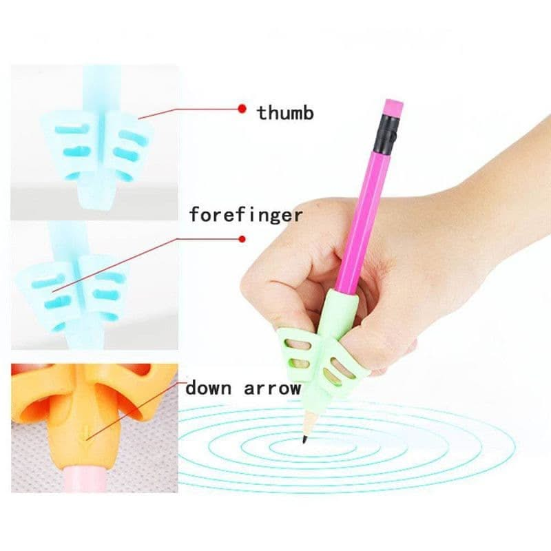 3 Piece Writing Correction Grip, 3 Piece Writing Correction Grip,Writing correction claw,writing correction grip,writing pencil grip,pencil grip,childrens pencil grip, 3 Piece Writing Correction Grip,Unveiling the perfect tool to foster your child's writing skills. Our Writing Posture Correction Device is scientifically designed to enhance the precision of hand and finger positioning. Through consistent use, children can effortlessly develop the crucial 'pinch-pinch' grip, facilitating a swift learning proc