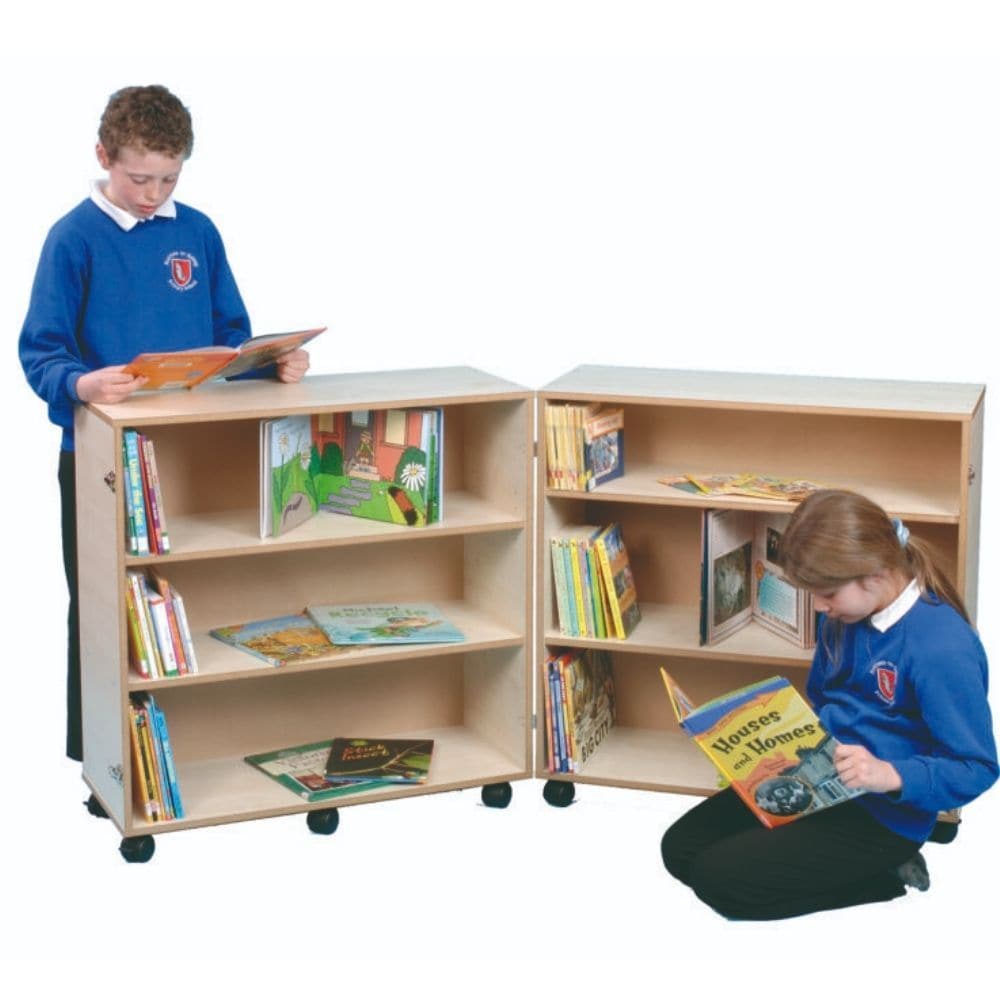 3 Shelf Bookcase Hinged, 3 Shelf Bookcase Hinged ,Classroom Bookcase,Classroom Hinged Bookcase,Book storage, 3 Shelf Bookcase Hinged,The 3 Shelf Bookcase Hinged offers a practical and versatile solution for educational settings such as Early Years Foundation Stage (EYFS) classrooms. Designed with functionality and safety in mind, this double-sided bookcase maximises space while providing an ample storage area for books, learning materials, and more.,3 Shelf Bookcase HingedThe 3 Shelf Bookcase Hinged offers 