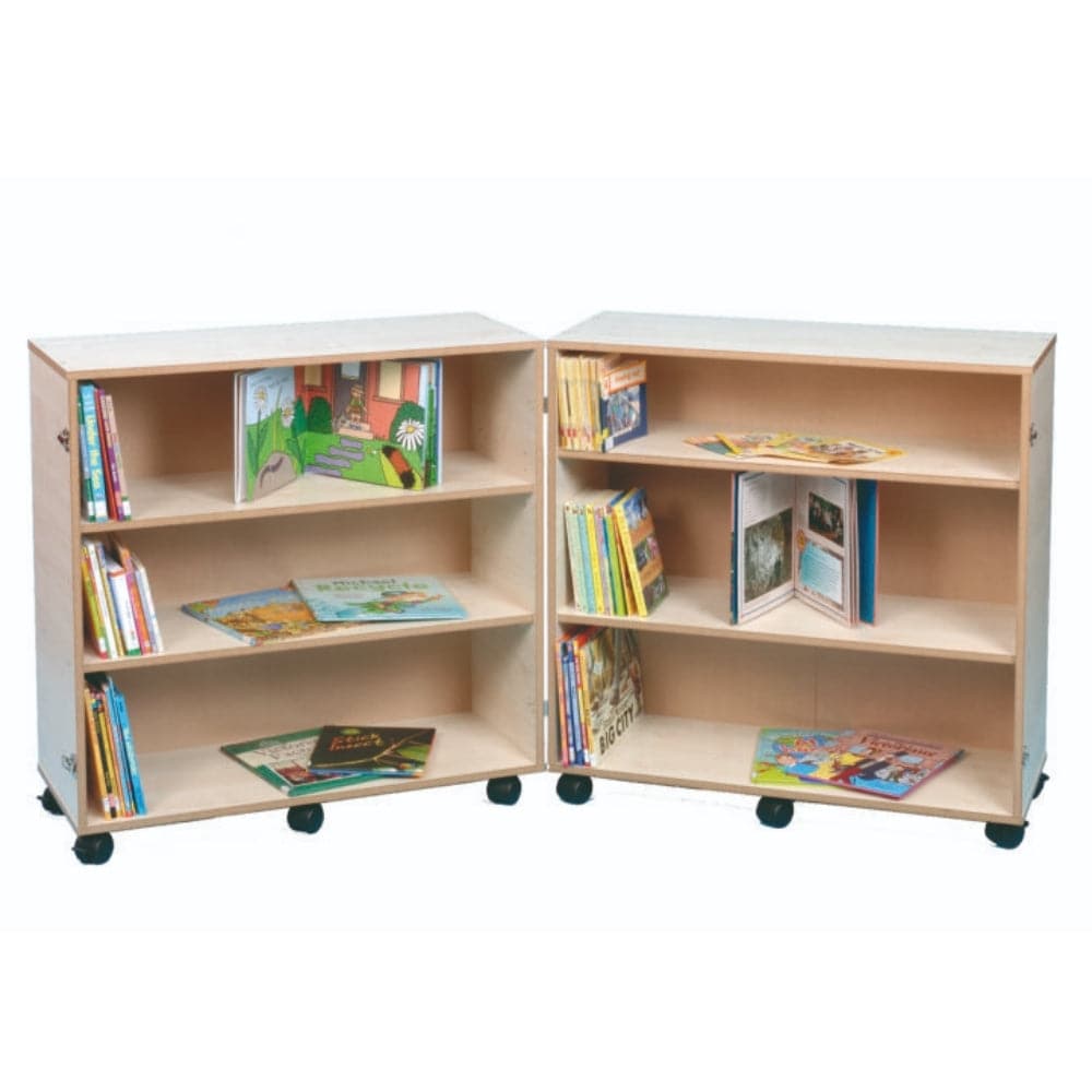 3 Shelf Bookcase Hinged, 3 Shelf Bookcase Hinged ,Classroom Bookcase,Classroom Hinged Bookcase,Book storage, 3 Shelf Bookcase Hinged,The 3 Shelf Bookcase Hinged offers a practical and versatile solution for educational settings such as Early Years Foundation Stage (EYFS) classrooms. Designed with functionality and safety in mind, this double-sided bookcase maximises space while providing an ample storage area for books, learning materials, and more.,3 Shelf Bookcase HingedThe 3 Shelf Bookcase Hinged offers 