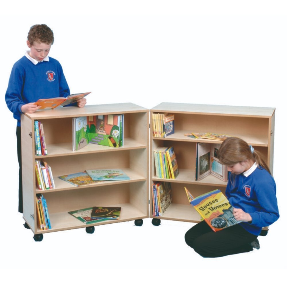 3 Shelf Bookcase Hinged, 3 Shelf Bookcase Hinged ,Classroom Bookcase,Classroom Hinged Bookcase,Book storage, 3 Shelf Bookcase Hinged,The 3 Shelf Bookcase Hinged offers a practical and versatile solution for educational settings such as Early Years Foundation Stage (EYFS) classrooms. Designed with functionality and safety in mind, this double-sided bookcase maximises space while providing an ample storage area for books, learning materials, and more.,3 Shelf Bookcase HingedThe 3 Shelf Bookcase Hinged offers 