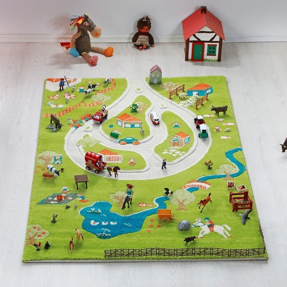 3D Farm Play Rug, 3D Farm Play Rug,Childrens classroom carpets,classroom rugs,classroom carpets,classroom rugs,classroom mats, 3D Farm Play Rug,Introducing the 3D Farm Play Rug - a revolutionary addition to children's playtime. This unique and highly innovative play rug takes their imagination to new heights with its fascinating three-dimensional aspect.Crafted with the utmost quality and attention to detail, the 3D Farm Play Rug features a thick, wool-like pi,3D Farm Play RugIntroducing the 3D Farm Play Ru