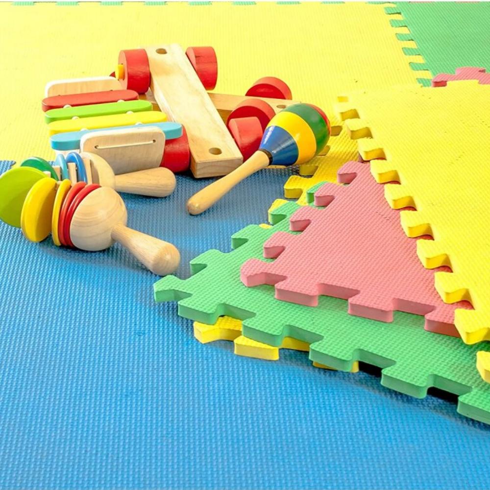 4 Pack Eva Playmats 60cm x 60cm, 4 Pack Eva Playmats 60cm x 60cm,EVA Floor mats,soft play floor mats,60cm floor mats,Childrens soft play,soft play floor mats,classroom carpets, 4 Pack Eva Playmats 60cm x 60cm,Give the kids somewhere safe to play outside with this 4 Piece EVA Play Mat. Ideal if your kids like sporting fun or a bit rough-and-tumble, this play mat is made of soft, supportive EVA foam, so even if they fall over there won't be any bumps or bruises. Each piece is a different, bright colour which 