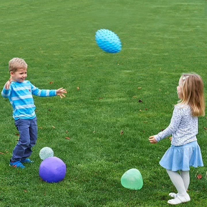 4 Pack Sensory Odd Balls, sensory odd balls set,sensory ball set,sensory ball games,special needs ball games,sensory balls, 4 Pack Sensory Odd Balls,Sensory Odd Balls: Fun, Learning, and Sensory Exploration Introduce a world of sensory fun and physical development with our Sensory Odd Balls. This set of four inflatable, uniquely shaped, and textured balls is perfect for kids and adults alike. With their unpredictable bounces and fascinating textures, these Sensory ,4Sensory Odd Balls: Fun, Learning, and Sen