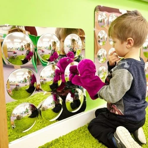 4 Pack TickiT Large Acrylic Mirror Panels Set, TickiT Large Acrylic Mirror Panels Set of 4,4 Pack TickiT Large Acrylic Mirror Panels Set,4 Pack Large Acrylic Mirror Panels Set,Domed Acrylic Mirror Panel,Giant 9-Domed Acrylic Mirror Panel ,Sensory Bubble Mirror 9 Bubbles,sensory bubble mirror,early years mirrors,early years mirrors,sensory room furniture, 4 Pack TickiT Large Acrylic Mirror Panels Set,The TickiT Large Acrylic Mirror Panels Set is made from scratch resistant acrylic these mirror panels are saf