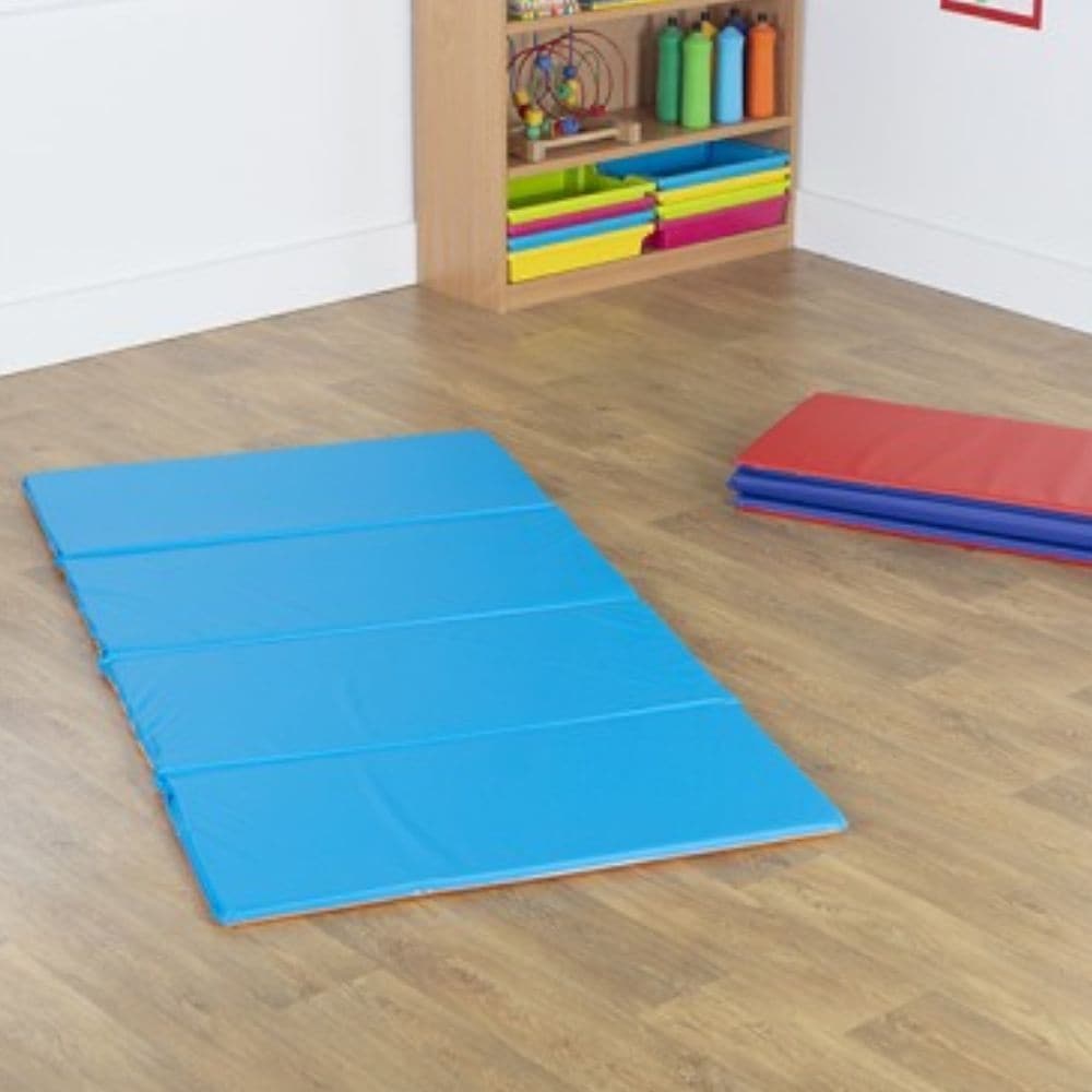 4 Section Folding Tumble Mat Pack of 5, 4 Section Folding Tumble Mat Pack of 5,Tumble Mats Pack of 5,toddler sleep mat,toddler nap mat,toddler sleeping mat,sleeping mats for nurseries,nursery equipment, 4 Section Folding Tumble Mat Pack of 5,Brightly coloured ,versatile 4 section tumble mats ideal for group activities and physical play The Tumble Mats Pack of 5 are suitable for use indoors or outdoors for physical play, basic gymnastics and around activity toys. The Tumble Mats Pack of 5 areBrightly coloure