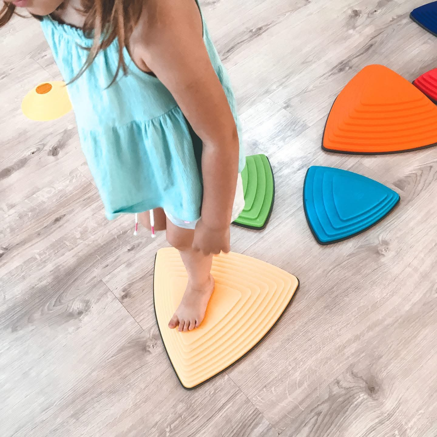 6 Pack Balance Riverstones Stepping Stones, River Stones Sensory Stepping Set of 6,SENSORY RIVER STONES TOY,tts river stones toy,findel,educational discount code, 6 Pack Balance Riverstones Stepping Stones,Introducing the incredible River Stones Balancing Toy, the ultimate tool to help children enhance their coordination skills! Inspired by the stepping stones found in a mesmerizing river, these stones feature varying levels of difficulty and steepness, making it an exciting challenge for young adventurers.