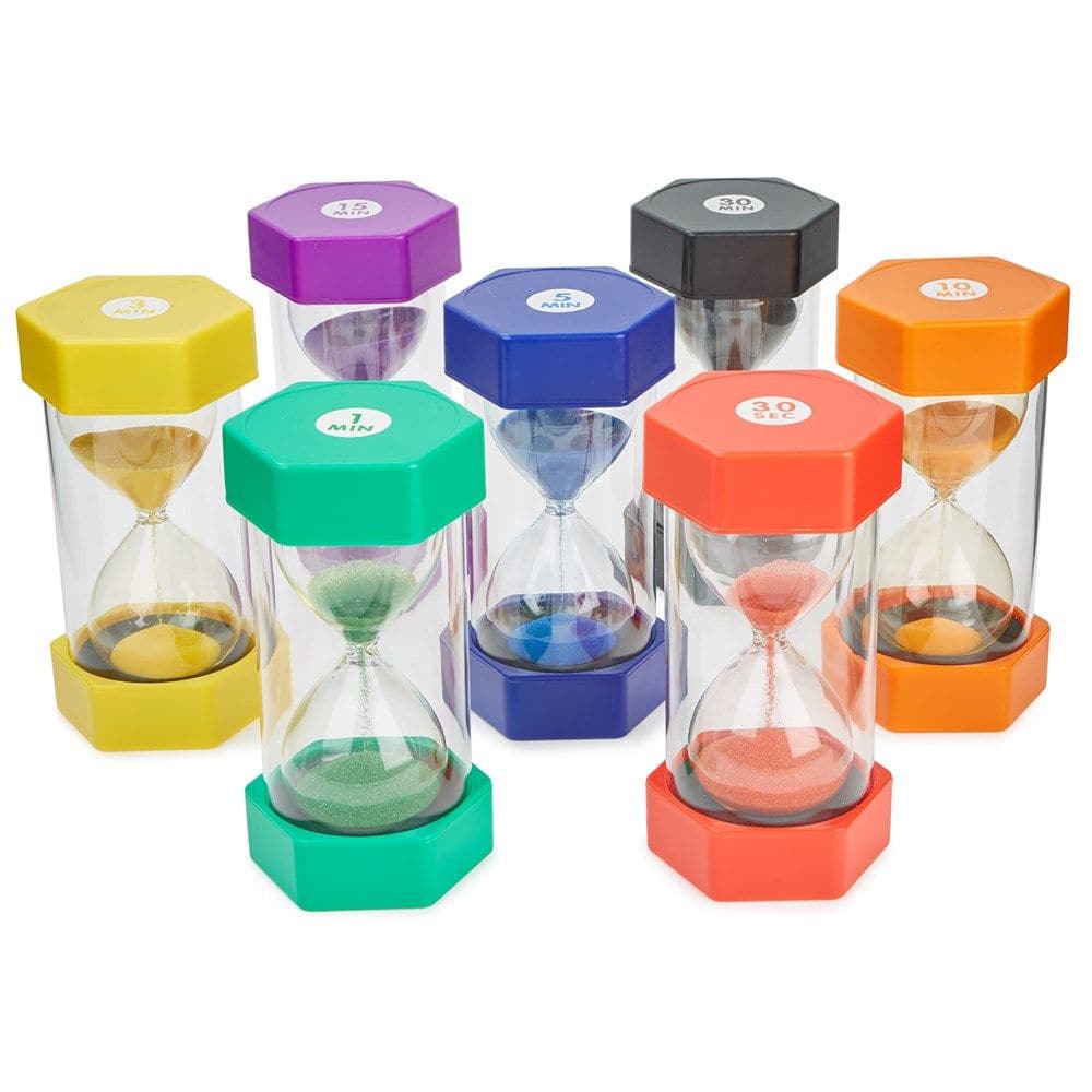 6 Pack Special Needs Sand Timer Kit, Special Needs Sand Timer Kit,special needs sand timers,special needs hour glass,hour glass special needs,sensory sand timers, 6 Pack Special Needs Sand Timer Kit,A 6 piece set of Classroom sand timers which are virtually indestructible sand timers with moulded end caps and thick wall surrounds. For easy identification each sand timer is colour coded so children can identify time easily and with a very clear visual prompt. The Special Needs Sand Timer Kit is perfect for u