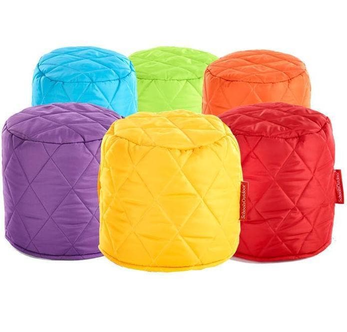 6 Pack Small Quilted Bean Bag Pouffes, Quilted Pouffe Bean Bags 6pk,childrens quilted beanbags supplier,sensory room cushion,childrens quilted beanbag,beanbag,large quilted bean bags,extra large bean bags,floor cushions,floor beanbags,bean bags,cheap beanbags,sensory cushion,rompa cushions,rompa toys,roma sensory,bean bag Bazaar Bag, 6 Pack Small Quilted Bean Bag Pouffes,The Quilted Bean Bag Pouffes are ideal for group activities or quiet reading indoors or out. The Quilted Bean Bag Pouffes are portable wit