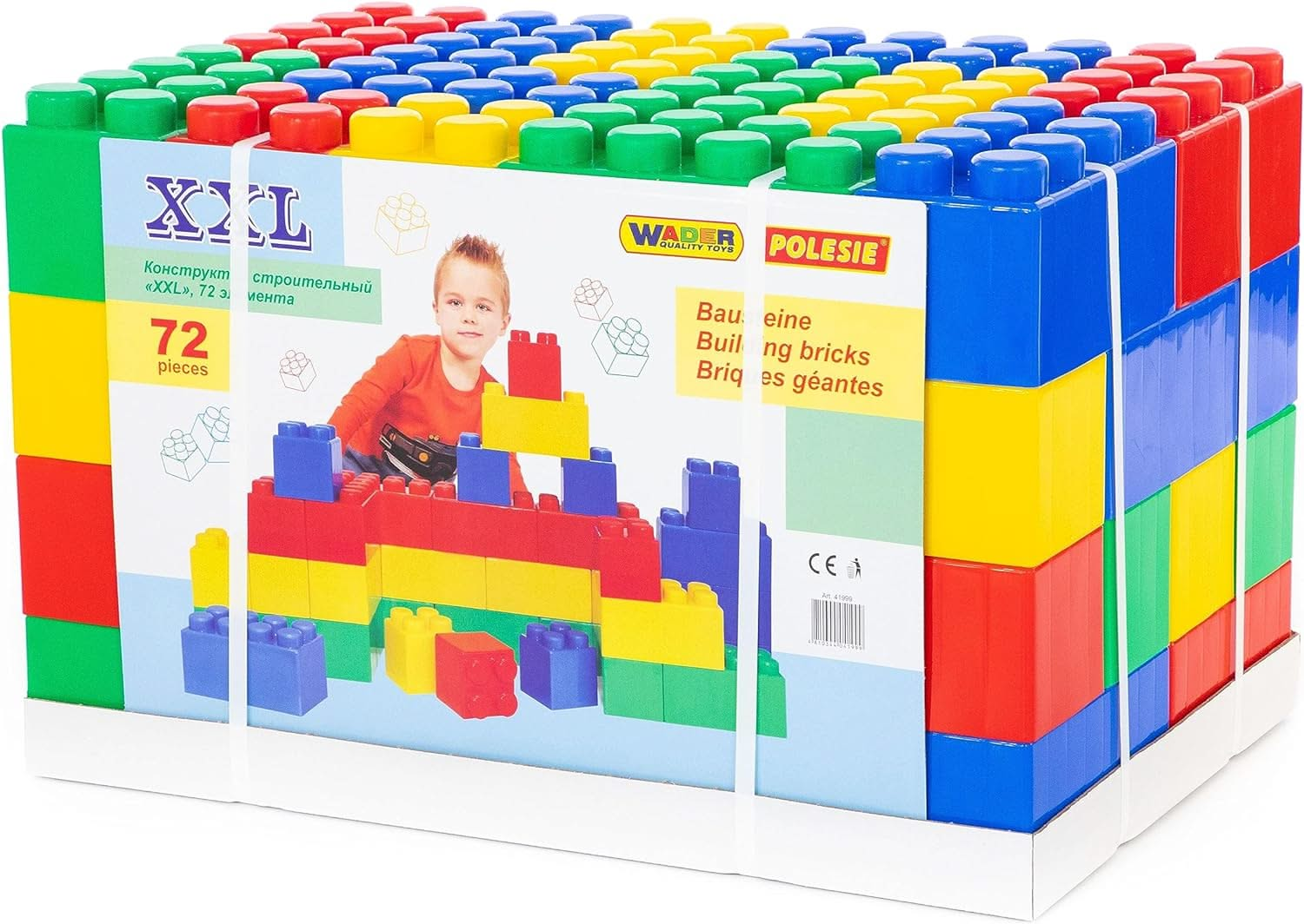 72 Piece XXL Blocks, 72 Piece XXL Blocks,Polesie Wader Block Toys XXL - 72 Pieces,Wader blocks,xxl bulding blocks, Polesie Wader Block Toys XXL - 72-Piece Stacking Blocks Set for Creative Play Give your little ones an exciting and educational playtime experience with the Polesie Wader Block Toys XXL 72-Piece Set. Designed to spark creativity and develop essential motor skills, this large stacking block set is perfect for toddlers and young children. With bright, engaging colours and easy-to-handle blocks, t