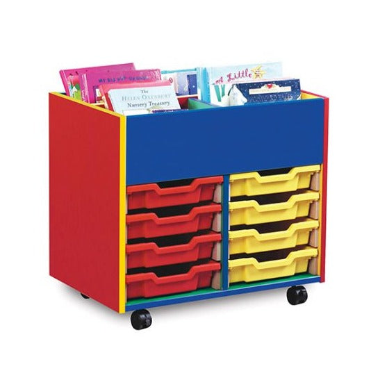 8 Tray Monarch Colourful Tray Storage Unit - mobile, 8 Tray Monarch Colourful Tray Storage Unit - mobile-Sensory Toys, 8 Tray Monarch Colourful Tray Storage Unit - mobile,This colourful range of mobile Tray Storage Units is guaranteed to brighten up any classroom, playroom or bedroom ! Designed for the younger user it is robust and fun to ensure years of practical storage use. Delivered fully assembled and complete with Gratnells trays 4 bay kinderbox with 8 xThis colourful range of mobile Tray Storage Unit