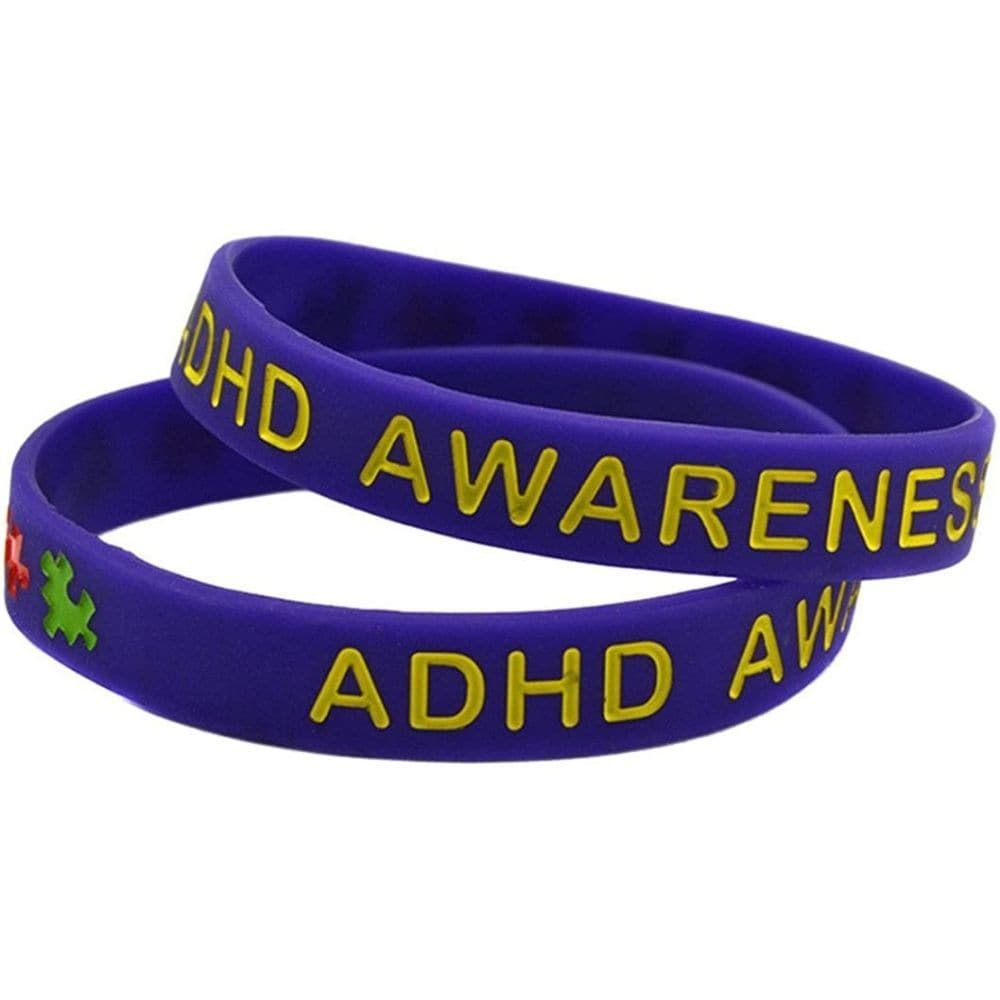 ADHD Awareness Bracelet, ADHD Awareness Bracelet,autism charity bracelet,autism bracelet,autism awareness bracelet, ADHD Awareness Bracelet,The ADHD Awareness Stretchy Silicone Gel Bracelet is more than just a stylish accessory. This bracelet not only spreads awareness of Attention Deficit Hyperactivity Disorder (ADHD) but also serves as a symbol of support for children and adults alike who are affected by this condition.Featuring a vibrant yellow band, th,ADHDThe ADHD Awareness Stretchy Silicone Gel Bracel