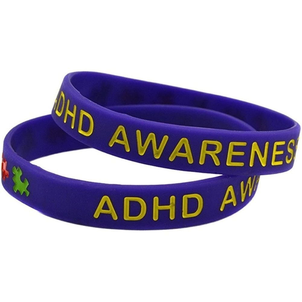 ADHD Awareness Bracelet, ADHD Awareness Bracelet,autism charity bracelet,autism bracelet,autism awareness bracelet, ADHD Awareness Bracelet,The ADHD Awareness Stretchy Silicone Gel Bracelet is more than just a stylish accessory. This bracelet not only spreads awareness of Attention Deficit Hyperactivity Disorder (ADHD) but also serves as a symbol of support for children and adults alike who are affected by this condition.Featuring a vibrant yellow band, th,ADHD Awareness BraceletThe ADHD Awareness Stretchy 