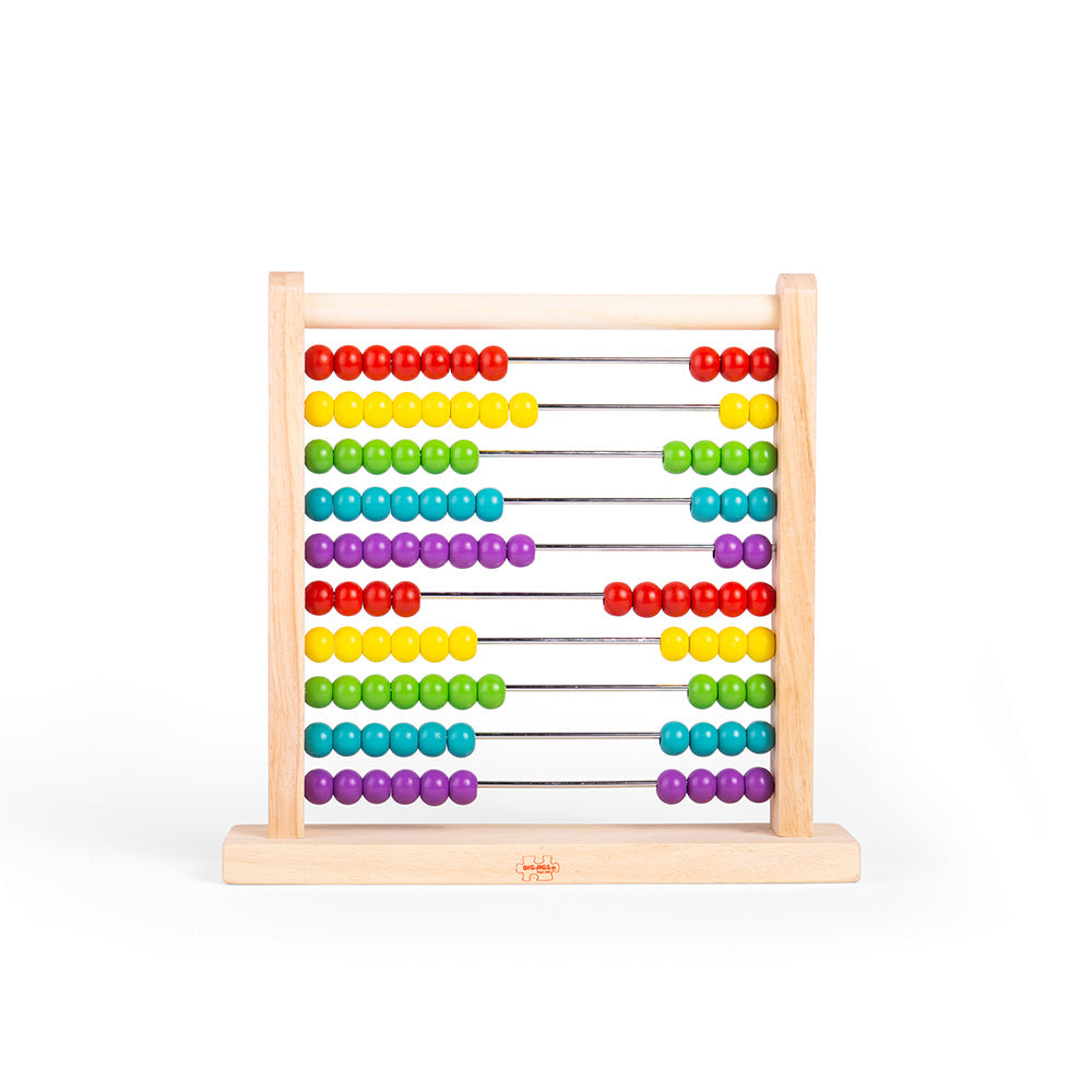 Abacus, Abacus,Bigjigs Abacus,Wooden Abacus,Abacus Toy, Abacus,With its bright beads and sturdy wooden frame, this traditional Wooden Abacus is an educational playroom essential. Ideal for use at home, nursery or even the classroom! Our rainbow wooden abacus toy encourages numeracy skills, patterning and colour recognition as little hands move the beads along. With ten rows and te,AbacusWith its bright beads and sturdy wooden frame, this traditional Wooden Abacus is an educational playroom essential. Ideal 