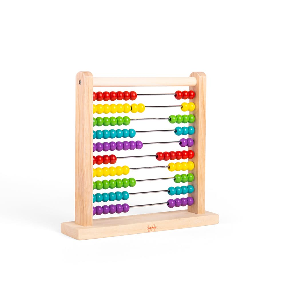 Abacus, Abacus,Bigjigs Abacus,Wooden Abacus,Abacus Toy, Abacus,With its bright beads and sturdy wooden frame, this traditional Wooden Abacus is an educational playroom essential. Ideal for use at home, nursery or even the classroom! Our rainbow wooden abacus toy encourages numeracy skills, patterning and colour recognition as little hands move the beads along. With ten rows and te,AbacusWith its bright beads and sturdy wooden frame, this traditional Wooden Abacus is an educational playroom essential. Ideal 