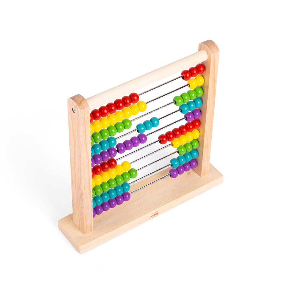 Abacus, Abacus,Bigjigs Abacus,Wooden Abacus,Abacus Toy, Abacus,With its bright beads and sturdy wooden frame, this traditional Wooden Abacus is an educational playroom essential. Ideal for use at home, nursery or even the classroom! Our rainbow wooden abacus toy encourages numeracy skills, patterning and colour recognition as little hands move the beads along. With ten rows and te,AbacusWith its bright beads and sturdy wooden frame, this traditional Wooden Abacus is an educational playroom essential. Ideal 