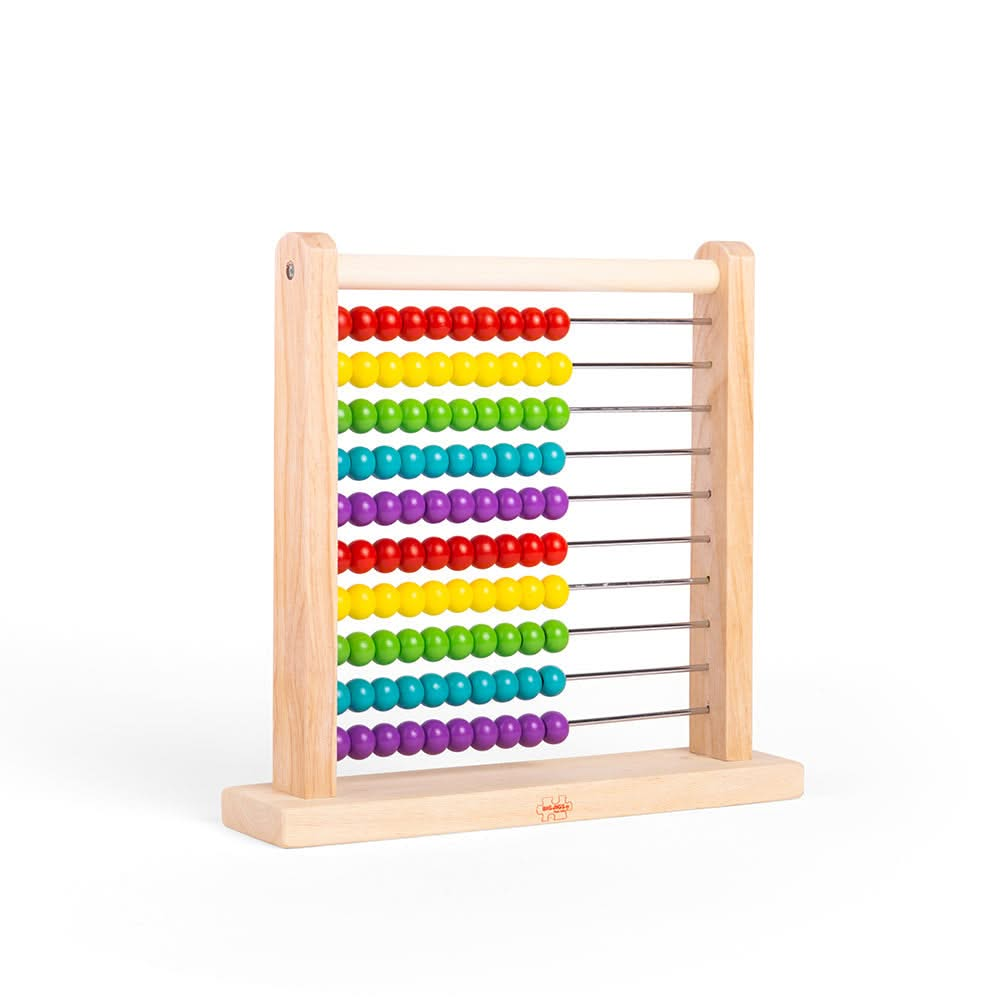 Abacus, Abacus,Bigjigs Abacus,Wooden Abacus,Abacus Toy, Abacus,With its bright beads and sturdy wooden frame, this traditional Wooden Abacus is an educational playroom essential. Ideal for use at home, nursery or even the classroom! Our rainbow wooden abacus toy encourages numeracy skills, patterning and colour recognition as little hands move the beads along. With ten rows and te,AbacusWith its bright beads and sturdy wooden frame, this traditional Wooden Abacus is an educational playroom essential. Ideal 