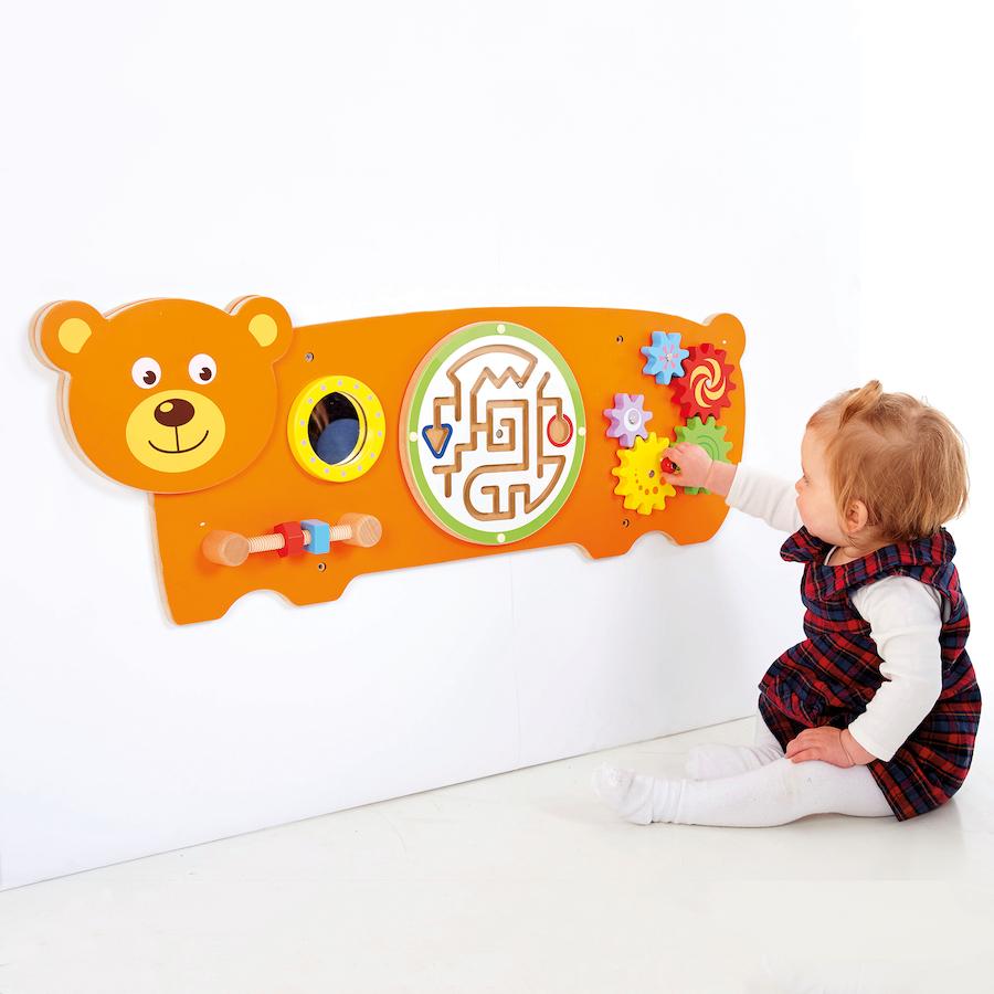 Activity Wall Panel Bear, Activity Wall Panel Bear,Bear Manipulative Wall Panel,bear Wall Game,Special needs wall toys,sensory room wall toys,wall games for special needs, Activity Wall Panel Bear,Activity Wall Panel Bear – Engage, Explore, and Develop Skills The Activity Wall Panel Bear is a charming and interactive resource designed to captivate young learners while supporting their developmental milestones. With a playful bear design, this wall panel offers a variety of fine motor activities that multipl