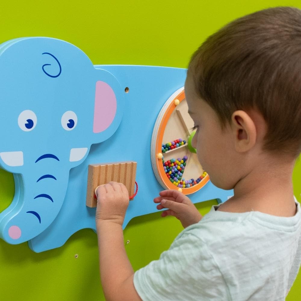 Activity Wall Panel Elephant, Activity Wall Panel Elephant,Elephant Wall Game,Special needs wall toys,sensory room wall toys,wall games for special needs, Activity Wall Panel Elephant,An appealing manipulative wall panel in a Elephant design, providing a range of fine motor activities several children can enjoy at once. The Activity Wall Panel Elephant is visually captivating and providing a range of interesting manipulative activities for a single child or group of children playing and exploring to,Activit