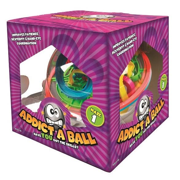 Addict A Ball Maze 1, Addict A Ball Maze 1,Ball Puzzle Maze,Puzzle ball,puzzle toys,puzzle ball,addict a maze ball,sensory ball toy,fidget toys, Addict A Ball Maze 1,Addict A Ball Maze 1 – Test Your Skill and Patience! The Addict A Ball Maze 1 is a hand-held, 3D puzzle game that challenges your skill, patience, and hand-eye coordination! Navigate the tiny metal ball through an intricate maze filled with drops, flips, spirals, and other obstacles. Sounds simple? Think again! One wro,Addict AAddict A Ball Maz