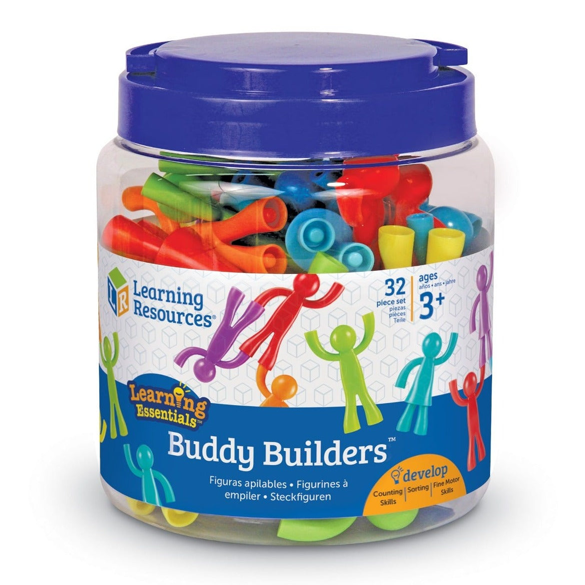 All About Me Buddy Builders, All About Me Buddy Builders,Learning Resource All About Me Buddy Builders,numeracy resources,school numeracy resources,school classroom resources, All About Me Buddy Builders,All About Me Buddy Builders: Building Fun, Skills, and Imagination The All About Me Buddy Builders set is a delightful way for young learners to explore early learning skills through interactive play. Designed to encourage hand-eye coordination, motor skills, and imaginative play, this colourful set invites