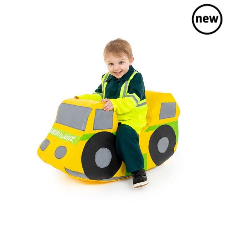 Ambulance Soft Play Rocker, Ambulance Soft Play Rocker,EYFS Rocker. Toddler Rocker, Soft play rocker. Children's soft play, toddler soft play, Ambulance Soft Play Rocker,The Ambulance Rocker is designed to be a great role play toy and have a gentle rocking action that is safe for younger children. It is designed for one child to play on and is a fun addition in any nursery. The Rocker is made of soft foam with a brightly coloured, wipe clean PVC cover. For both indoor and outdoor use. ,Ambulance Soft Play R