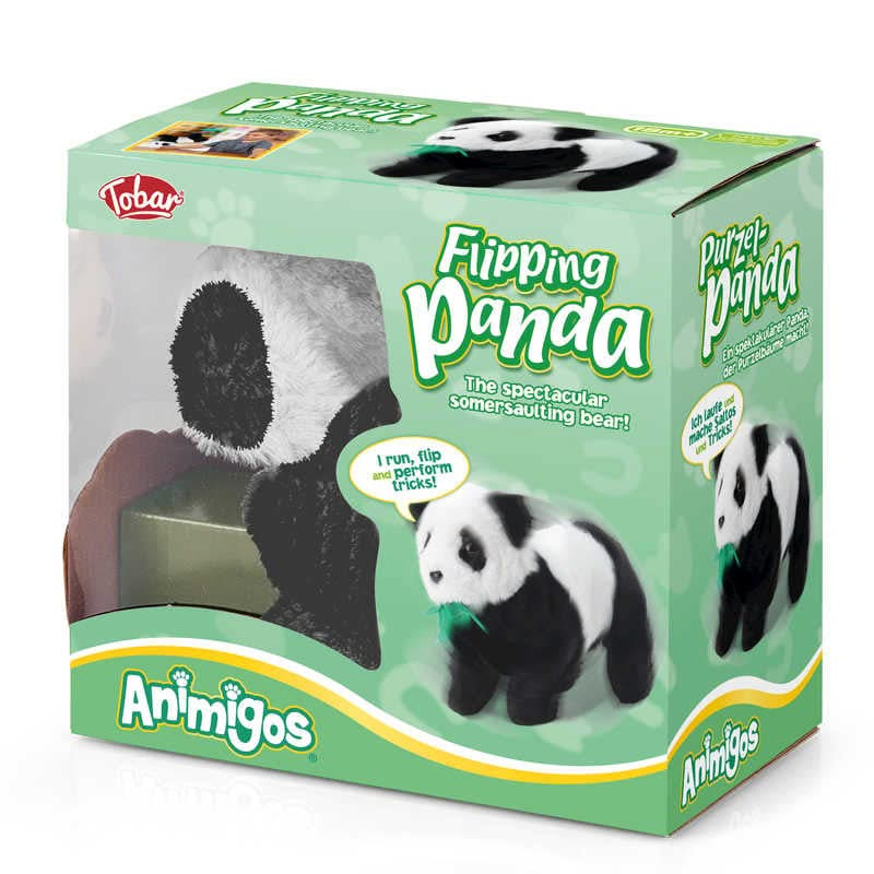 Animigos Flipping Panda, Animigos Flipping Panda,Flipping panda toy,flipping toy,flipping Animigos Flipping Panda, Animigos Flipping Panda,Meet the Animigos Flipping Panda, an irresistibly adorable animated plush toy that's bound to captivate hearts and entertain everyone in the room. Reminiscent of the iconic flipping puppy, this small panda has a trick up its paw— it can shuffle forwards and execute a perfect back-flip! Crafted with soft, tactile furMeet the Animigos Flipping Panda, an irresistibly adorab