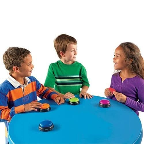 Answer Buzzers pack of 4, Answer Buzzers pack of 4,answer buzzers learning resources,learning resources uk discount code,education resources, Answer Buzzers pack of 4,Turn your classroom into an exciting game show with the Answer Buzzers Pack of 4! These interactive buzzers bring a fun and competitive edge to any lesson, encouraging children to actively participate and engage with the material. Perfect for tests, quizzes, or group activities, these buzzers transform ordinaryTurn your classroom into an excit