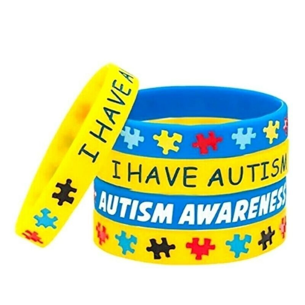 Autism Bracelet I have Autism, Autism Bracelet I have Autism,autism bracelet,autism awareness bracelet, Autism Bracelet I have Autism,The Autism Bracelet I have Autism, says “I have Autism”and is perfect for those who may struggle to communicate their diagnosis and children can point towards their bracelet. The Autism Bracelet- I have Autism stretches very well and fits comfortably. Spread the message of love and hope around Autism with this stylishThe Autism Bracelet I have Autism, says “I have Autism”and 