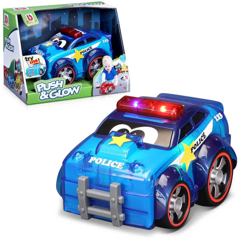 BB Junior Push & Glow Police Car, BB Junior Push & Glow Police Car,BB Junior toys,Push and glow cars,push and glow police car, BB Junior Push & Glow Police Car,BB Junior Push & Glow Police Car Introduce your child to the exciting world of lights and sounds with the BB Junior Push & Glow Police Car! This adorable toy is specifically designed to captivate young minds with its charming, cartoon-like appearance and interactive features. Simply press down on the top of the car,BB Junior Push & Glow Police Car In