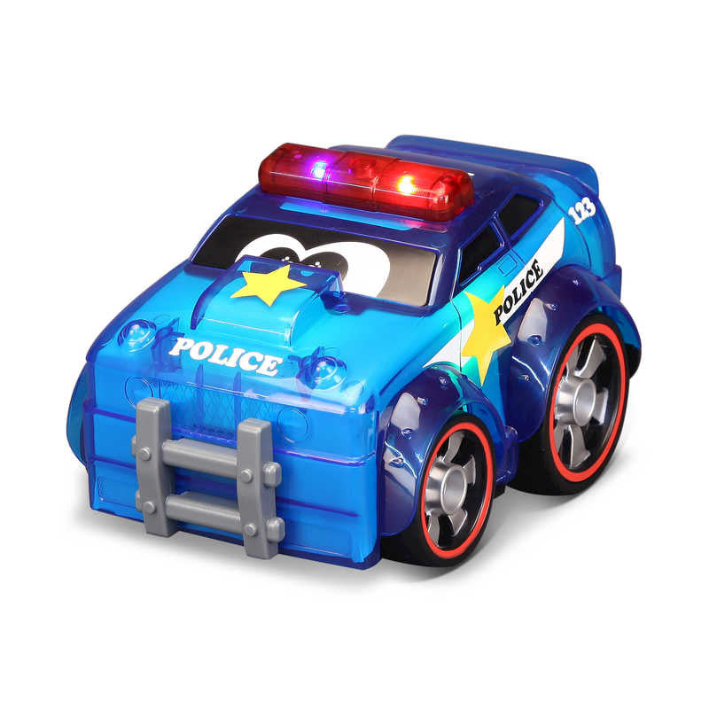 BB Junior Push & Glow Police Car, BB Junior Push & Glow Police Car,BB Junior toys,Push and glow cars,push and glow police car, BB Junior Push & Glow Police Car,BB Junior Push & Glow Police Car Introduce your child to the exciting world of lights and sounds with the BB Junior Push & Glow Police Car! This adorable toy is specifically designed to captivate young minds with its charming, cartoon-like appearance and interactive features. Simply press down on the top of the car,BB Junior Push & Glow Police Car In