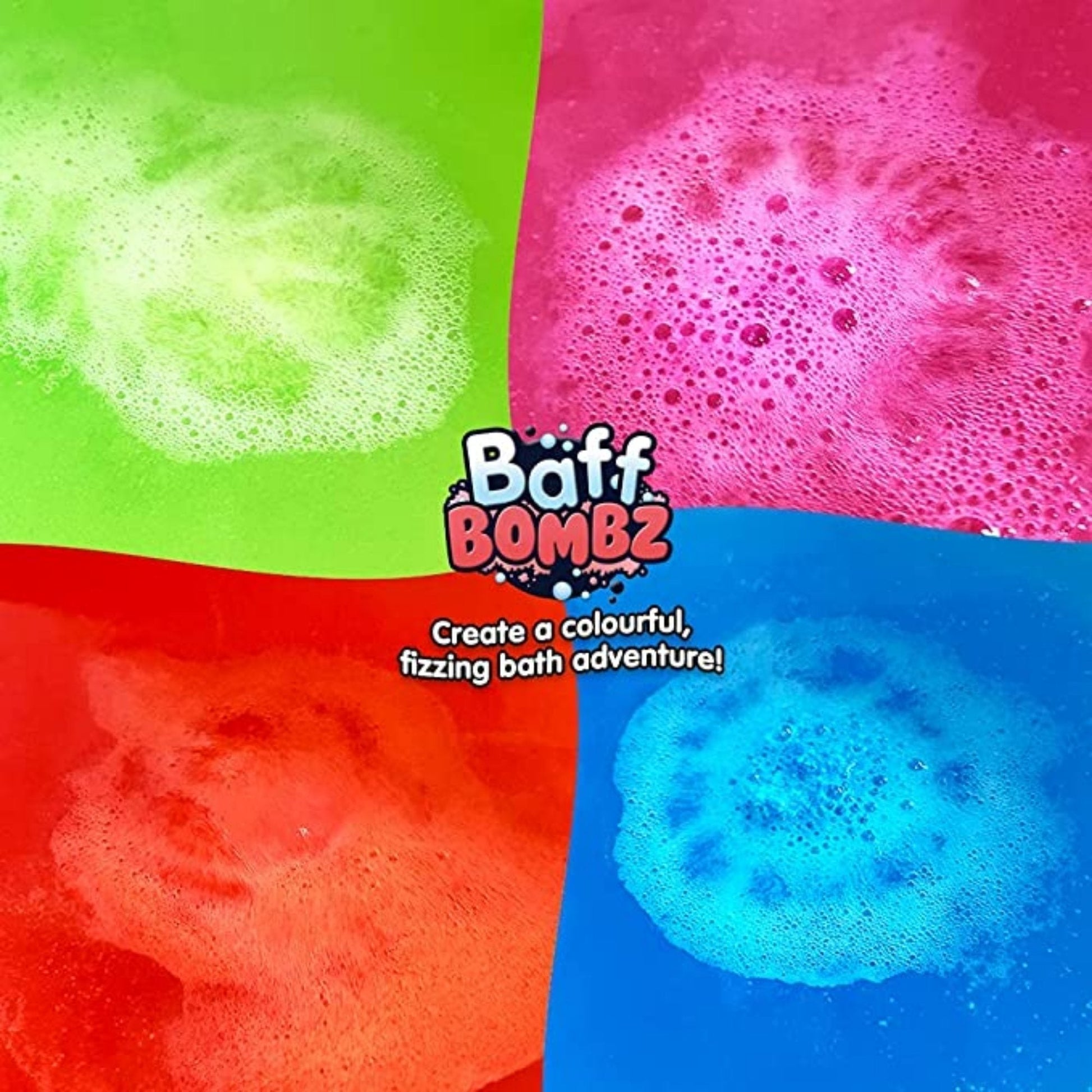 Baff Bombz 4 Pack, Baff Bombz 4 Pack, Zimpli Kids, zimplikids discount code, zimplikids bath bombs, zimplikids baff bombz, children's bath bombs,scented bath bombs, Baff Bombz 4 Pack,Baff Bombz 4 Pack – Fun-Filled Bath Time Adventure! Turn every bath into a magical experience with the Baff Bombz 4 Pack, a delightful treat for your little ones! Packed with vibrant colours, captivating scents, and fizzing fun, these bath bombs are perfect for adding excitement toBaff Bombz 4 Pack – Fun-Filled Bath Time Advent