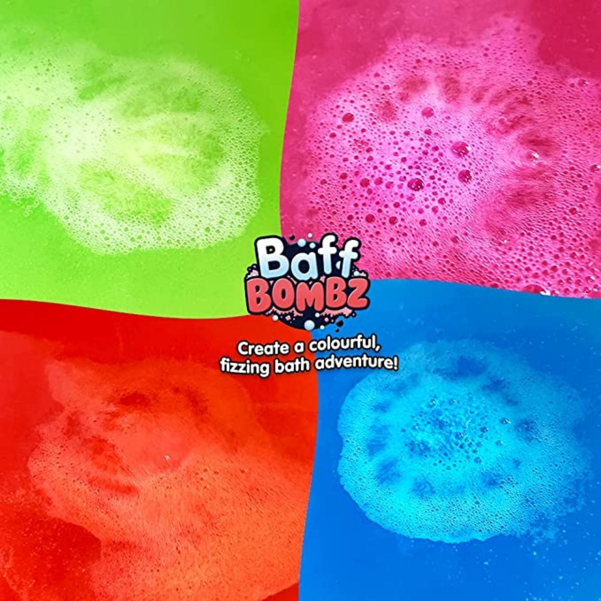 Baff Bombz 4 Pack, Baff Bombz 4 Pack, Zimpli Kids, zimplikids discount code, zimplikids bath bombs, zimplikids baff bombz, children's bath bombs,scented bath bombs, Baff Bombz 4 Pack,You might think bath bombs are strictly for adults, all of that will change as soon as you get your hands on the Baff Bombz 4 Pack . Create an exciting bath time adventure for your little ones with one of the deliciously scented bombs, you can choose from apple, grape, strawberry and tutti frutti. Give them the chance ,Baff Bom