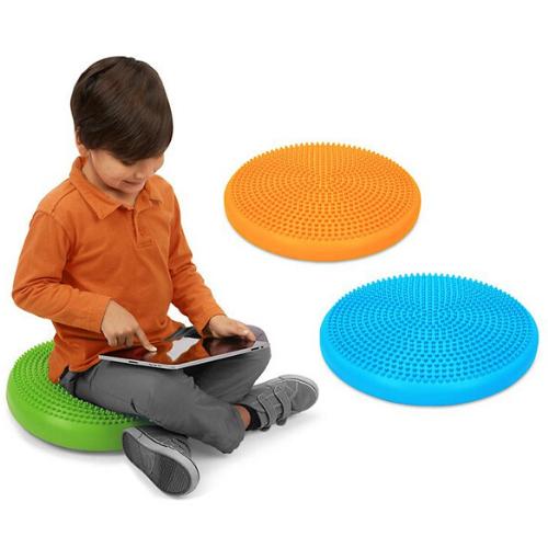 Balance cushion, Balance cushion,Balance cushion,sensory balance cushion,special needs balance cushion,wobble cushion,sensory wobble cushion, Balance cushion,Tactile Balance Cushion – Improve Posture and Focus The Tactile Balance Cushion is an exceptional sensory tool designed to help children improve posture, focus, and balance. This versatile cushion offers the benefits of a balance ball, but with added tactile input to enhance the sensory experience. One side of the cush,BalanceTactile Balance Cushion – 