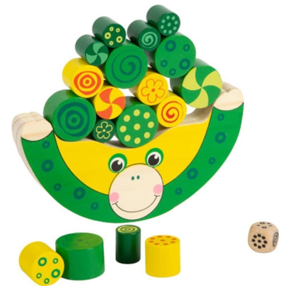 Balancing Frog, Balancing Frog,wooden toys,viga toys,school resources,school numeracy resources,school classroom resources, Balancing Frog,Balancing Frog – A Fun Game of Skill and Coordination! Introducing the Balancing Frog, a delightful game of skill that will provide endless hours of fun for your little ones! This exciting balancing game includes one frog base, colourful cylinder shapes in three different sizes, and one dice. To play, simply roll the d,Balancing FrogBalancing Frog – A Fun Game of Skill a