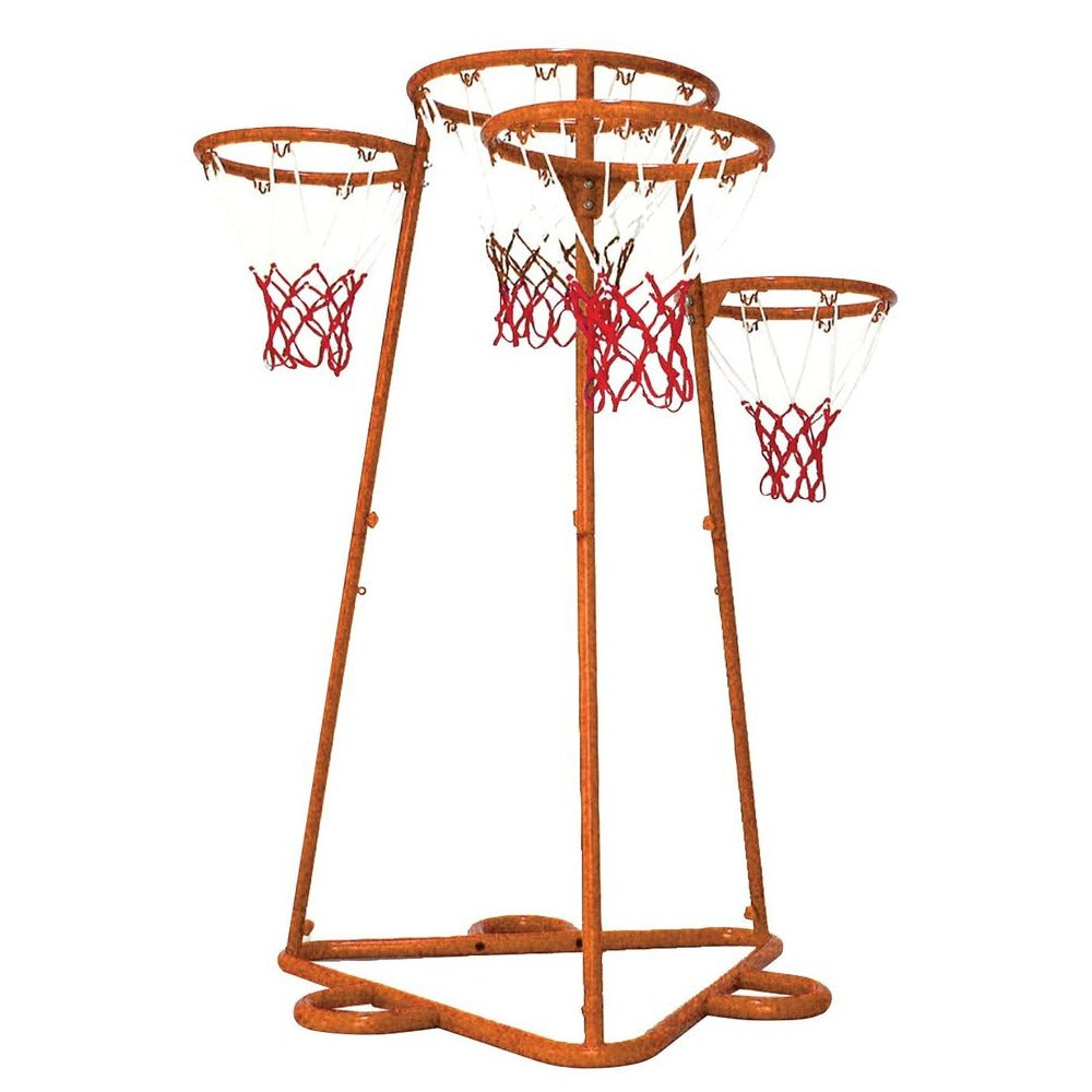 Ball Training Stand, Ball Training Stand,Basket Ball Stand,wheelchair basketball stand,special needs basket ball hoop, Ball Training Stand,The Ball Training Stand is a multiple-target basketball trainer stand with four hoops set at different height levels is ideal for group activities on the playground. The three outer hoops turn into the metal frame for easy storage. It also comes with a storage bag, which fits neatly in the lower half of the stand. The ,Ball Training StandThe Ball Training Stand is a mult