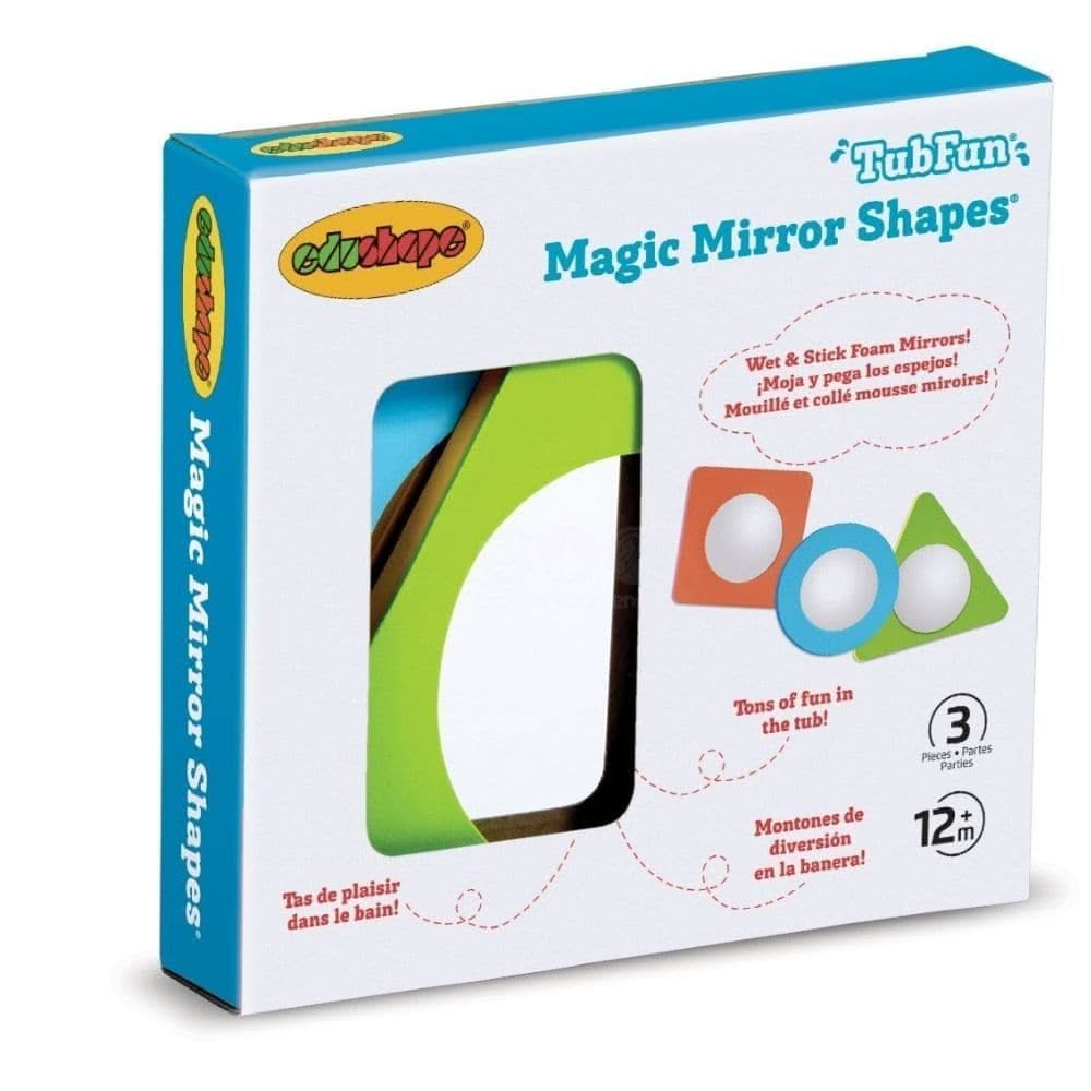 Bath Mirror Shapes, Bath Mirror Shapes,Edushape Magic Mirror Shapes Bath Toy,Bath Mirror Shapes,bath toys for children,water play for children,bath time toys,baby bath toys, Bath Mirror Shapes,Looking for a fun and educational bath time activity for your little ones? Look no further than these Bath Mirror Shapes from Edufoam! Featuring three brightly coloured mirrors in triangle, circle, and square shapes, these toys are designed specifically for water play and will stick to any smooth, flat surface when we