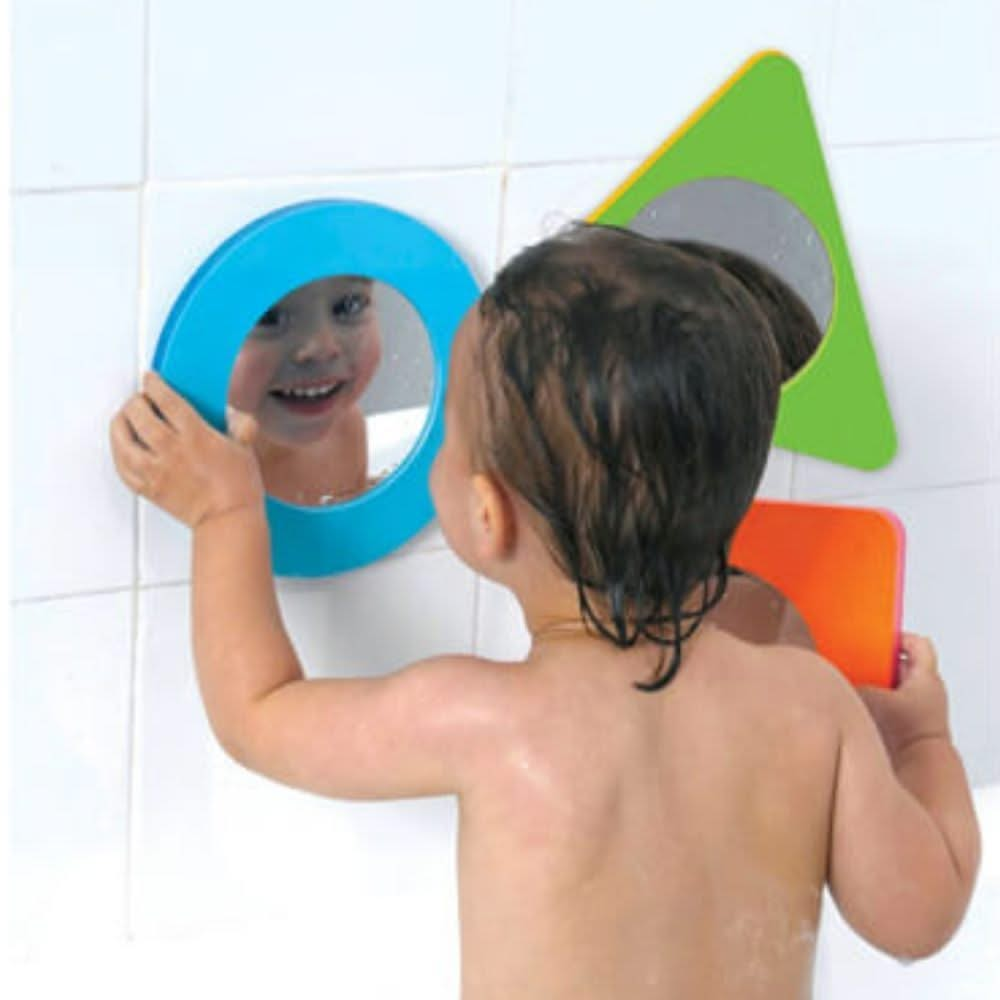 Bath Mirror Shapes, Bath Mirror Shapes,Edushape Magic Mirror Shapes Bath Toy,Bath Mirror Shapes,bath toys for children,water play for children,bath time toys,baby bath toys, Bath Mirror Shapes,Looking for a fun and educational bath time activity for your little ones? Look no further than these Bath Mirror Shapes from Edufoam! Featuring three brightly coloured mirrors in triangle, circle, and square shapes, these toys are designed specifically for water play and will stick to any smooth, flat surface when we