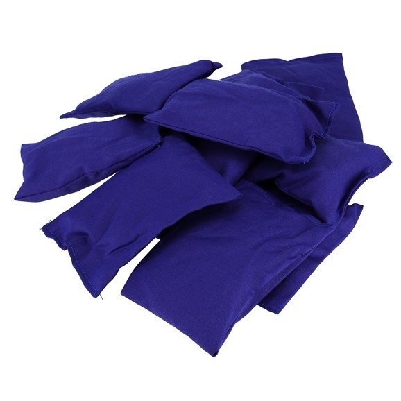 Beanbags Royal Blue Pack of 12, Beanbags Royal Blue Pack of 12, Blue bean bags, throwing bean bags, bean bag hand held, Beanbags Royal Blue Pack of 12,Brightly coloured Blue beanbags that can be used for an endless variety of games and activities. Made from a soft cotton outer, these beanbags are soft so reduce the fear of catching. ; Cotton twill outer. Second inner bag for extra safety. Non-toxic filling of foam and plastic grains. Dimensions: 12 x 8cm. AgeBrightly coloured Blue beanbags that can be used 